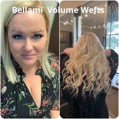 Hair styling before and afrer (2)